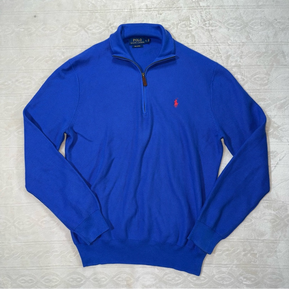 POLO Ralph Lauren Men’s Pima Cotton Quarter‎ Zip